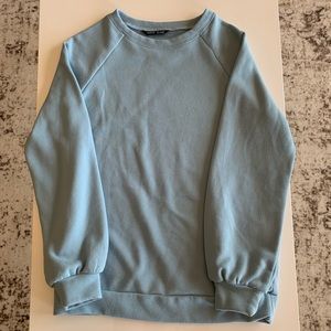 Blue crew neck
